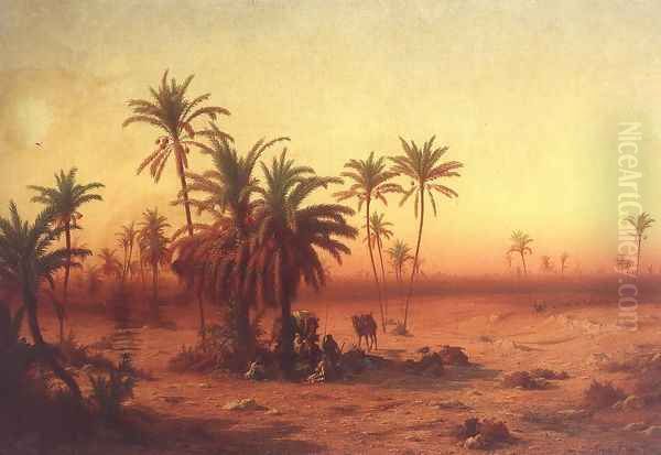 Oasis in the Desert 1862 - view 1