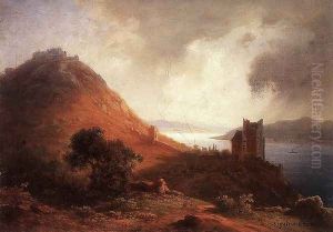 View of Visegrad with the Solomon Tower 1882