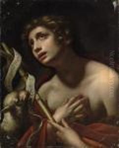 Saint John The Baptist With The Lamb Of God by Carlo Dolci