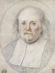 Portrait Of A Cleric, Bust-length by Carlo Dolci