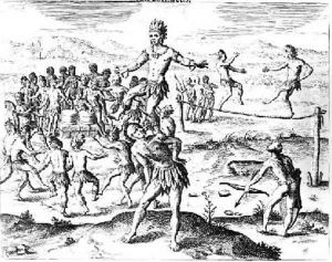 Various Indian Games by Jacques le Moyne de Morgues