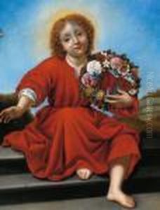 Gesu Bambino Con Fiori