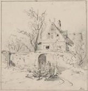 Bavarian Village Scene