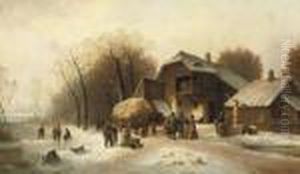 Resting By The Inn On A Winters Day