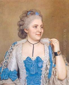 Portrait of Julie de Thellusson-Ployard 1760 by Etienne Liotard