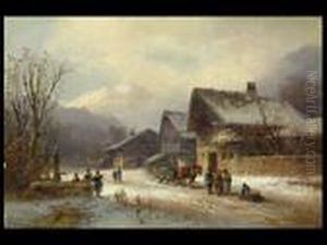 Winter Im Vorgebirge by Anton Doll
