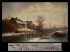 Eisvergnugen Am Stadtrand by Anton Doll