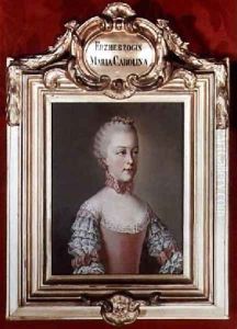Archduchess Maria Caroline of Austria 1752-1814 by Etienne Liotard
