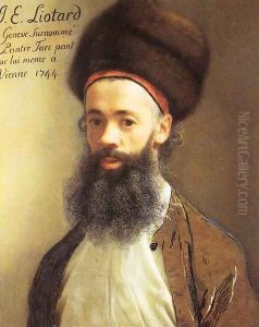 Self Portrait 1744 by Etienne Liotard
