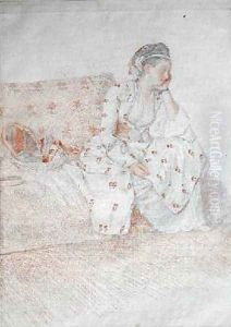 The Countess of Coventry in Turkish Costume by Etienne Liotard