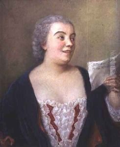 Portrait of Maria Gunning gouache 1749