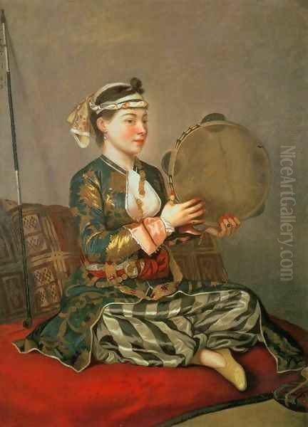 Turkish Woman with a Tambourine 2 - view 1