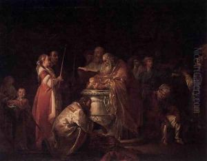 The Russian Baptism 1765 by Jean-Baptiste Le Prince