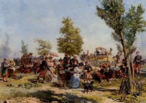 Independence Day Festival by Charles-Dominique-Oscar Lahalle