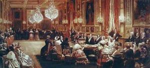 Concert in the Galerie des Guise at Chateau dEu by Eugene Louis Lami