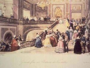 A Ball at the Chateau de Versailles by Eugene Louis Lami