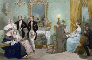 A Family Concert by Eugene Louis Lami