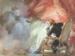 La Nuit de Decembre by Eugene Louis Lami