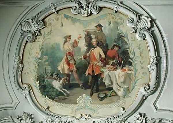 Chantilly in the 18th Century the Hunt Meal - view 1