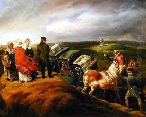 The Mail Coach by Eugene Louis Lami