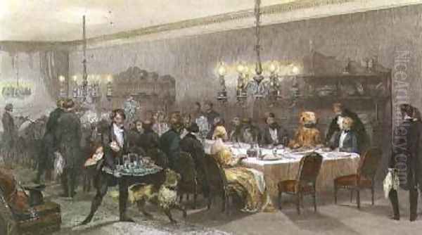 The High Table at the Hotel des Princes - view 1
