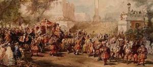 London The State Opening of Parliament by Eugene Louis Lami