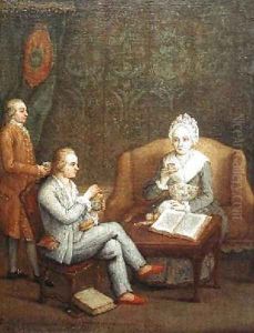 Adriana Giustinian Barbarigo and her Son Gerolamo Ascanio 1776-79 by Pietro Longhi