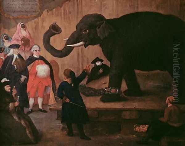 An Elephant Shown in Venice - view 1