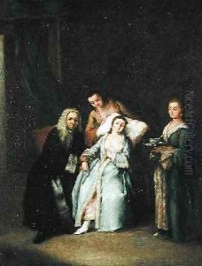 The Sick Woman 1740 by Pietro Longhi