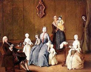 Venetian Family by Pietro Longhi