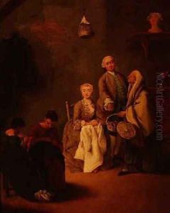 Women Sewing by Pietro Longhi