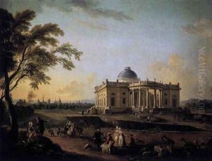 View of the Chateau de Montmusard by Jean-Baptiste Lallemand
