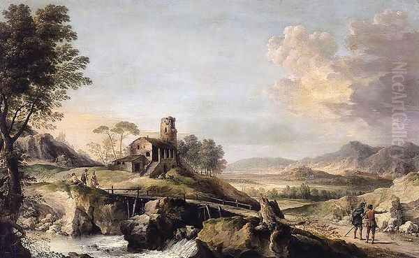 Pastoral Landscape with Figures - view 1