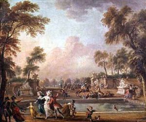 The Charge of the Prince of Lambesc 1751-1825 in the Tuileries Gardens by Jean-Baptiste Lallemand