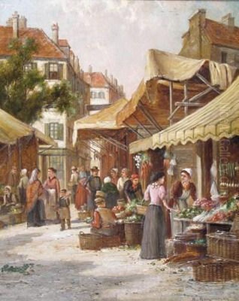 The Vegetable Market, Paris - view 1