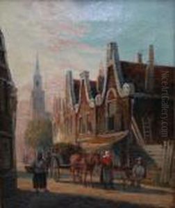 Dutch Town by William Raymond Dommersen