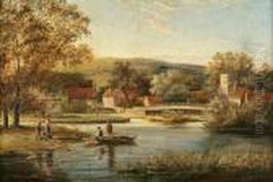 A Bridge On The Thames by William Raymond Dommersen
