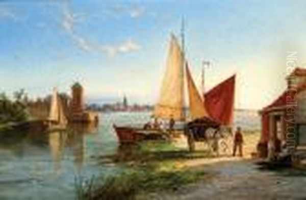View Of A City By The Water - view 1