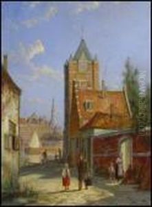 Street Scene by William Raymond Dommersen