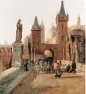 Charles Bridge, Prague by William Raymond Dommersen