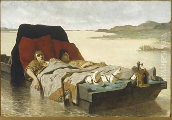 The Sons of Clovis II 1880 by Evariste Vital Luminais
