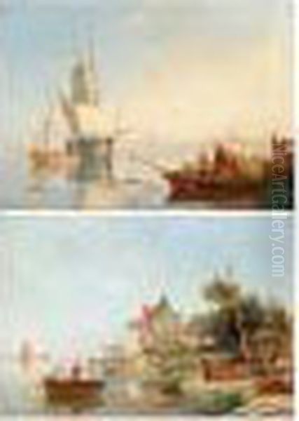 On The Amstel, Holland; Nr. Schiedam, Holland - view 1