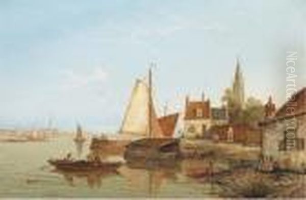 Sailing Vessels Docked At Port - view 1