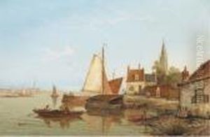 Sailing Vessels Docked At Port