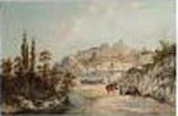 Italian Lake Scene - view 1