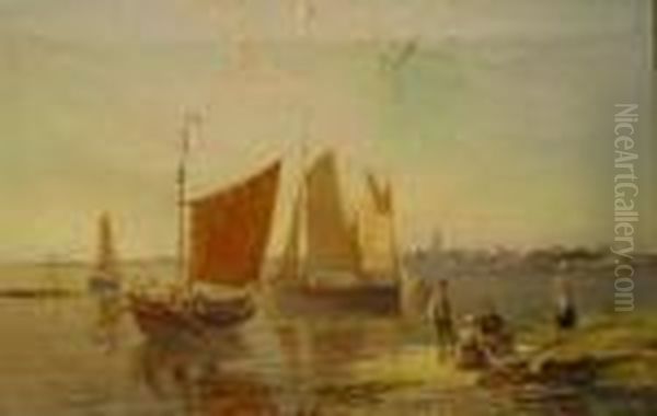 Fishing Boats On The Scheldt - view 1