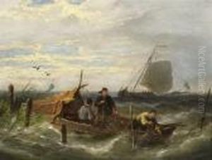 On The Scheldt by Pieter Cornelis Dommershuijzen