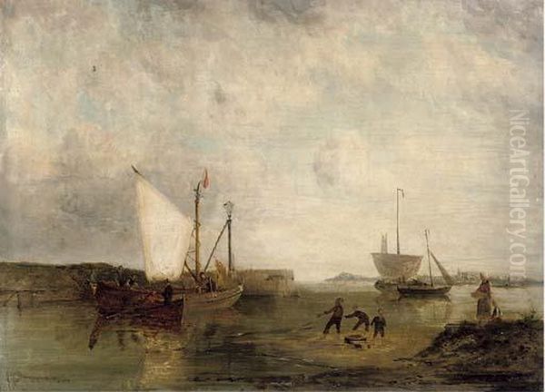 Fishing Boats On The Zuider Zee, Holland - view 1
