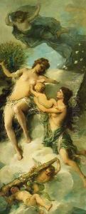 Hera and Ares in the Underworld by Henri Leopold Levy