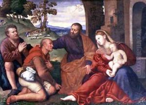 The Adoration of the Shepherds by Bernardino Licinio